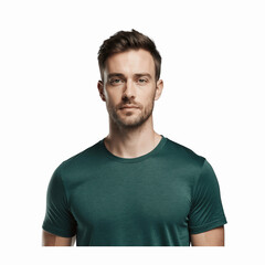 Fototapeta premium Calm and Composed: A handsome individual showcases an elegant aura, dressed in a sophisticated attire, radiating confidence and serenity. 