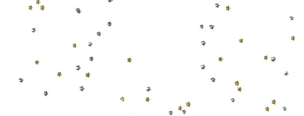 Elegant background with gold and silver stars. Perfect for celebrations, holidays, and festive designs.