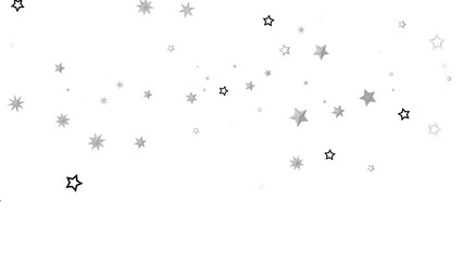 High-quality stock photo of scattered stars on a white background. Perfect for various designs.