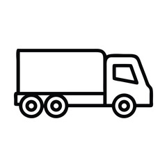 truck isolated on white background