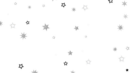 Simple design featuring scattered stars on a white background. Perfect for backgrounds, websites, and more.