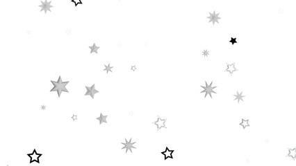Simple design with grey and black stars on white. Perfect for backgrounds, cards, and more.