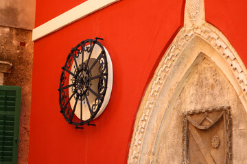 Traditional Mediterranean architecture in Sibenik, Croatia.