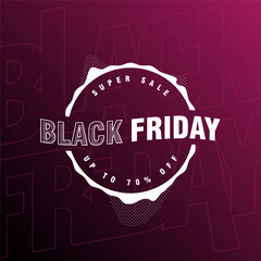 Bold, eye-grabbing, and built for impact—this Black Friday banner bursts with urgency and style. Ideal for e-commerce brands, promotional campaigns, and seasonal advertising that needs to convert fast