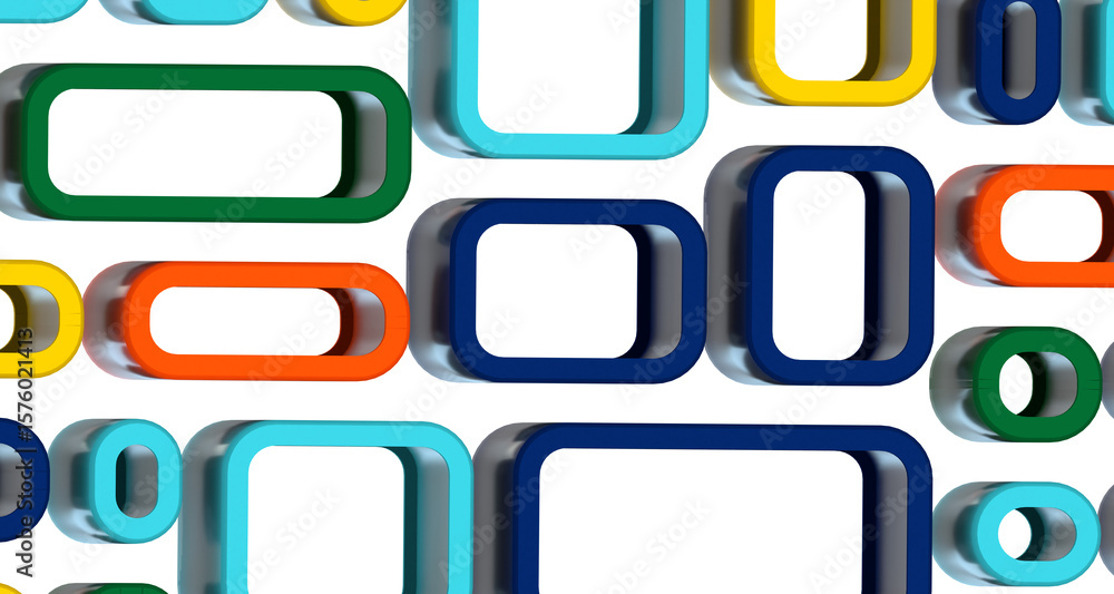 Fototapete Mosaic triangular low poly style abstract geometric background