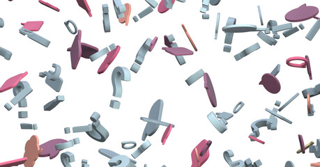 flying email icon and web flying