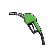 Green Pixel Art Gas Pump Illustration