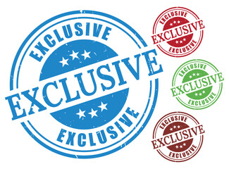 Premium Quality Stamp Set, Exclusive Grunge Rubber Label Collection  