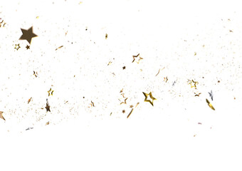 Obraz premium Stellar Christmas Symphony: Exquisite 3D Illustration of Falling Stars in Harmonious Motion for the Holidays