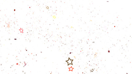 Golden Dreamscapes: Step Into a 3D Rainfall of Gleaming Stars