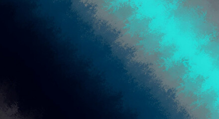 Obraz premium Abstract Painted Texture Background, Digital Art with Diagonal Gradient of Teal, Blue, and Grey