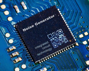 Noise Generator IC for generating random noise signals for testing or simulation.