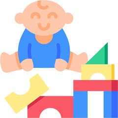 Childhood Play Flat Icon