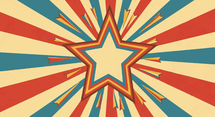Fototapeta premium grunge star burst
