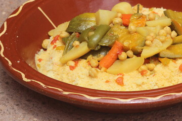 Fresh Couscous Close Up