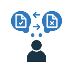 Compare mixed color icon