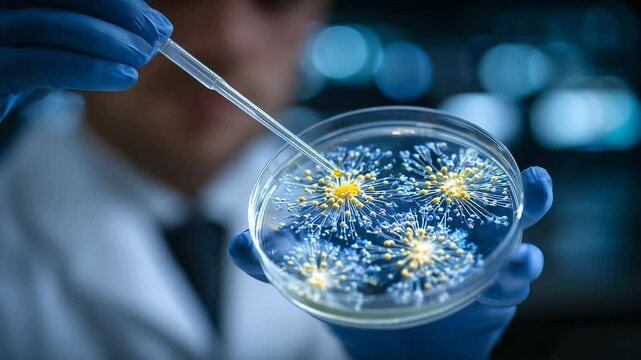 A seafood processing plant near the coast, with workers cleaning fish on conveyor belts in icy conditions