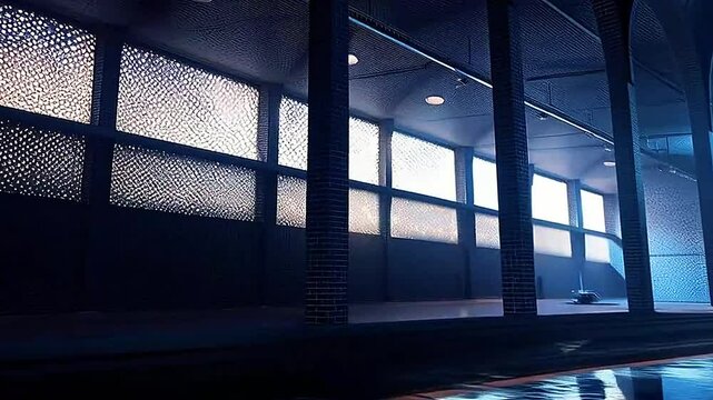Holy place in Delfts Blauw realistis, highly detailed,ai generatif