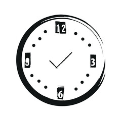 Clock,A simple wall clock with
