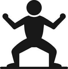 DIY project setup silhouette vector art illustration on white background