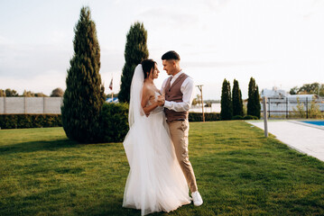 wedding dance of the bride and groom