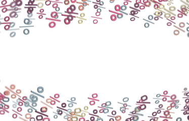 percent sign percentage icon interest rate background