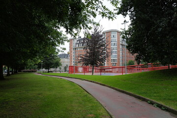 Urban environment in the city of Bilbao