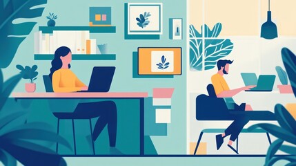 Modern office interior design