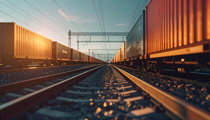 Railway Freight Perspective: Industrial Cargo Transport Infrastructure at Work