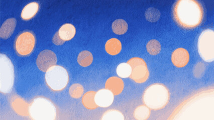 Ethereal Undertone Dark blue bokeh background isolated watercolor vector illustration svg