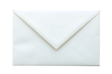 White envelope isolated on transparent background isolated on a transparent background