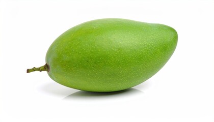 Green mango, isolated on white
