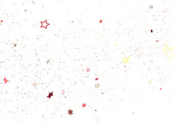 Stars - Festive christmas card. Isolated illustration white background. -