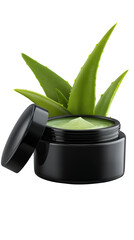 Natural Aloe Vera Gel in Elegant Black Jar