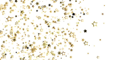 Festive background with golden stars. Perfect for holidays, celebrations, and more!