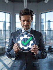 Business process optimization technology concept