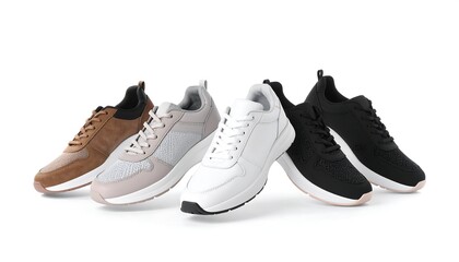 Three pairs of sneakers