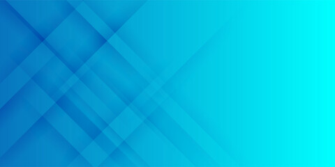 Obraz premium Gradient background with diagonal lines. Blue backdrop with lines with shadows. Modern abstract vector design template