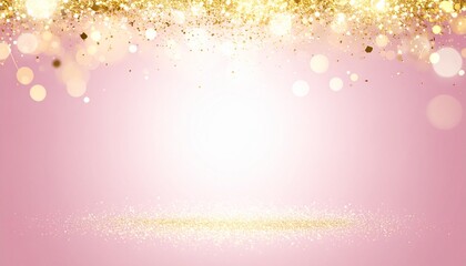 Obraz premium Pink and Gold Gradient Background