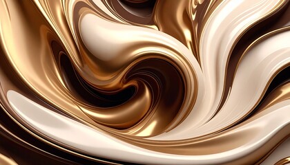 Composition of swirling liquid movement