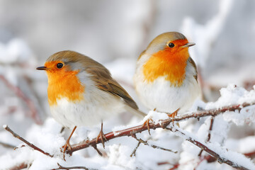 robin on a branch