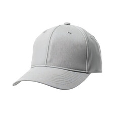 Fototapeta premium Grey baseball cap isolated on transparent background