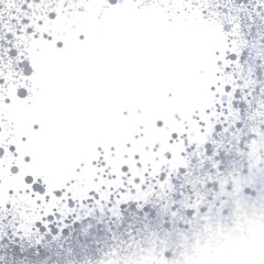 Abstract silver glitter background with bokeh effect. Perfect for festive designs.
