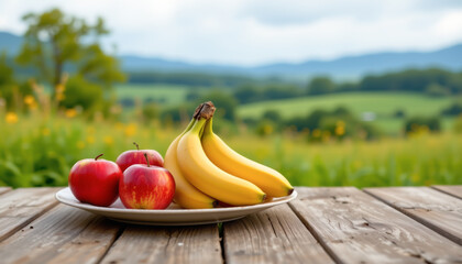 20250522130457list 67 realistic images of apples and bananas arranged neatly on