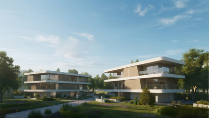 Fototapeta premium Experience Elevated Living: Your Dream Home in a Premier Modern Community