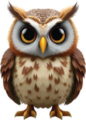 Fototapeta premium owl 3d