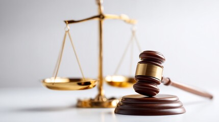 Justice and fairness represented by scale and gavel, in a law and legal themed image