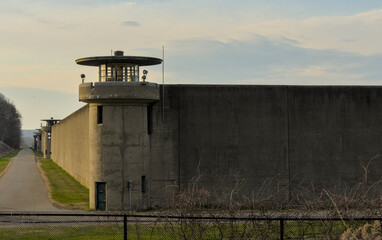 Fishkill Correctional Facility multi-security level prison in New York, United States wither guard...