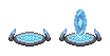 Magic Pixel Portals Game Assets
