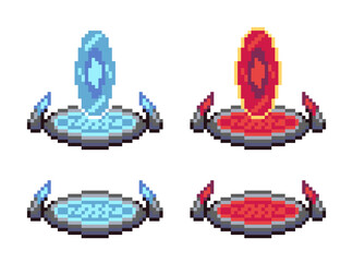 Magic Pixel Portals Game Assets